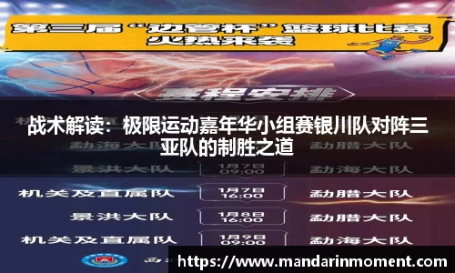 战术解读：极限运动嘉年华小组赛银川队对阵三亚队的制胜之道